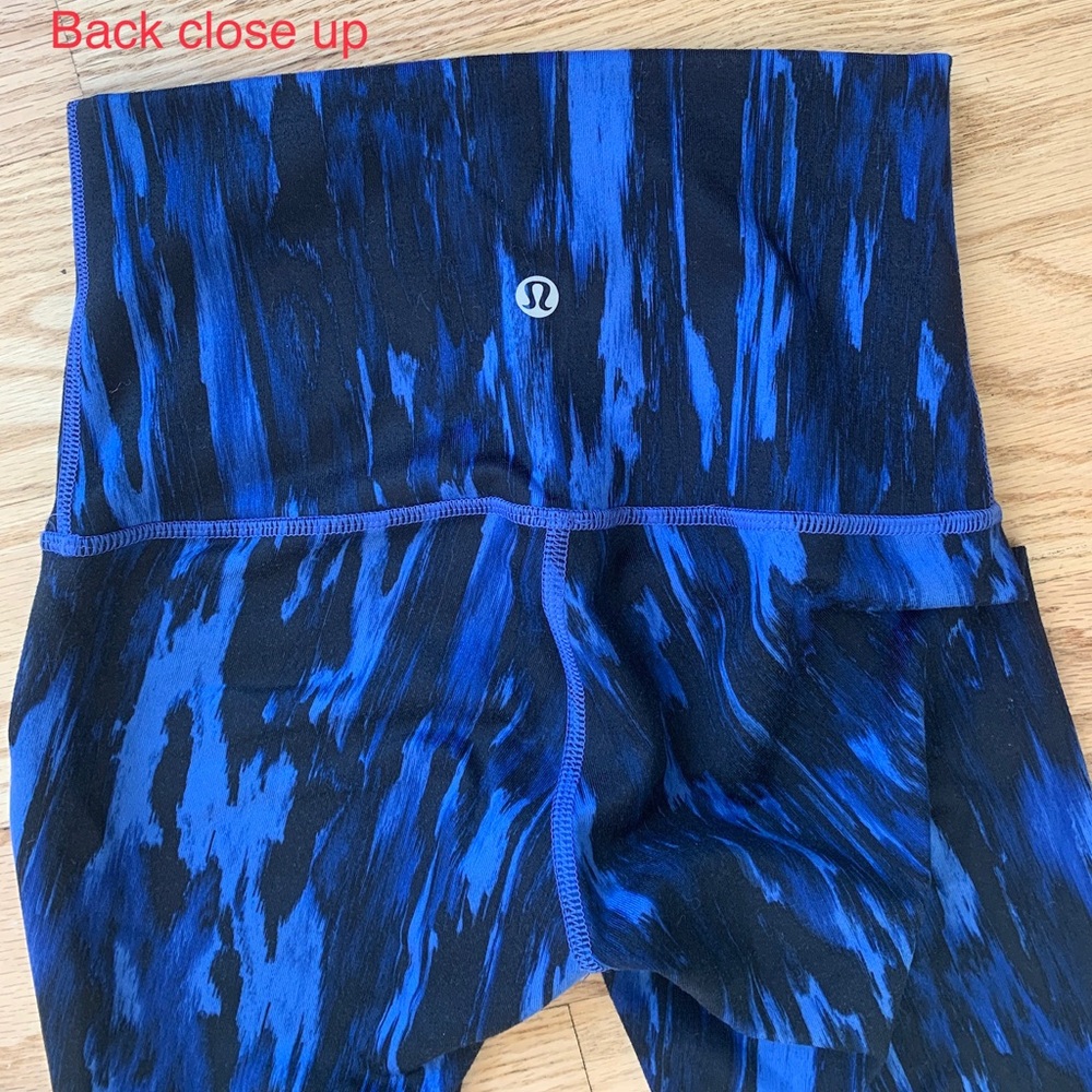 Lululemon leggings tights  (blue/black) RARE!!!